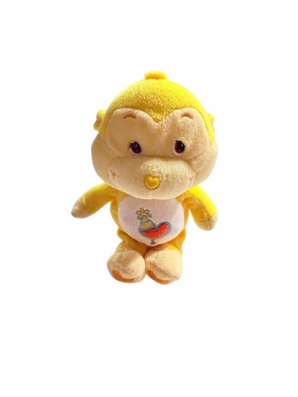 Care Bears Cousins Playful Heart Monkey Plush Yellow Vintage 2004 - Picture 3 of 11